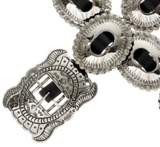 Sterling Silver Concho Belt First Phase Style, Navajo Handmade Jim Morrison Copy - £2,345.21 GBP