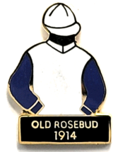 1914 Kentucky Derby Winner Old Rosebud Jockey Silks Pin Horse Racing Mem... - $14.99 1914 Kentucky Derby Winner Old Rosebud Jockey Silks Pin Horse Racing Mem... - $14.99
