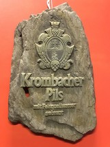 Krombacher Pils BAR Placa Signo Pantalla Roca Diseño Hombre Cave Pub Decoración - £63.58 GBP