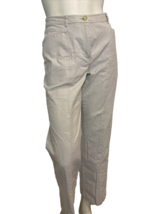 L.L. Bean Women's High Waisted Chinos Size 10 Regular Beige - $9.49