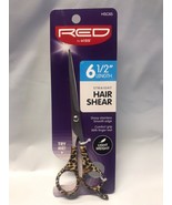 RED by KISS 6.5&quot; STRAIGHT HAIR SHEAR HSC65 SHARP STAINLESS SMOOTH EDGE - $4.04 CAD