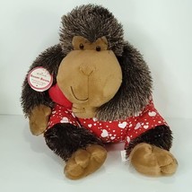 Hallmark Boom Boom Light Up Animated Monkey Gorilla Valentines Love Red ... - $29.69