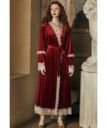 2- Pc Velvet Royal Court Style Princess Pajama Set - $209.40