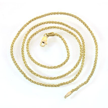 1.79mm 14K Yellow Gold Rope Chain - £276.56 GBP