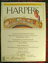HARPERs Magazine April 1992 Christopher Hitchens Fay Weldon Louise Erdrich - £9.04 GBP