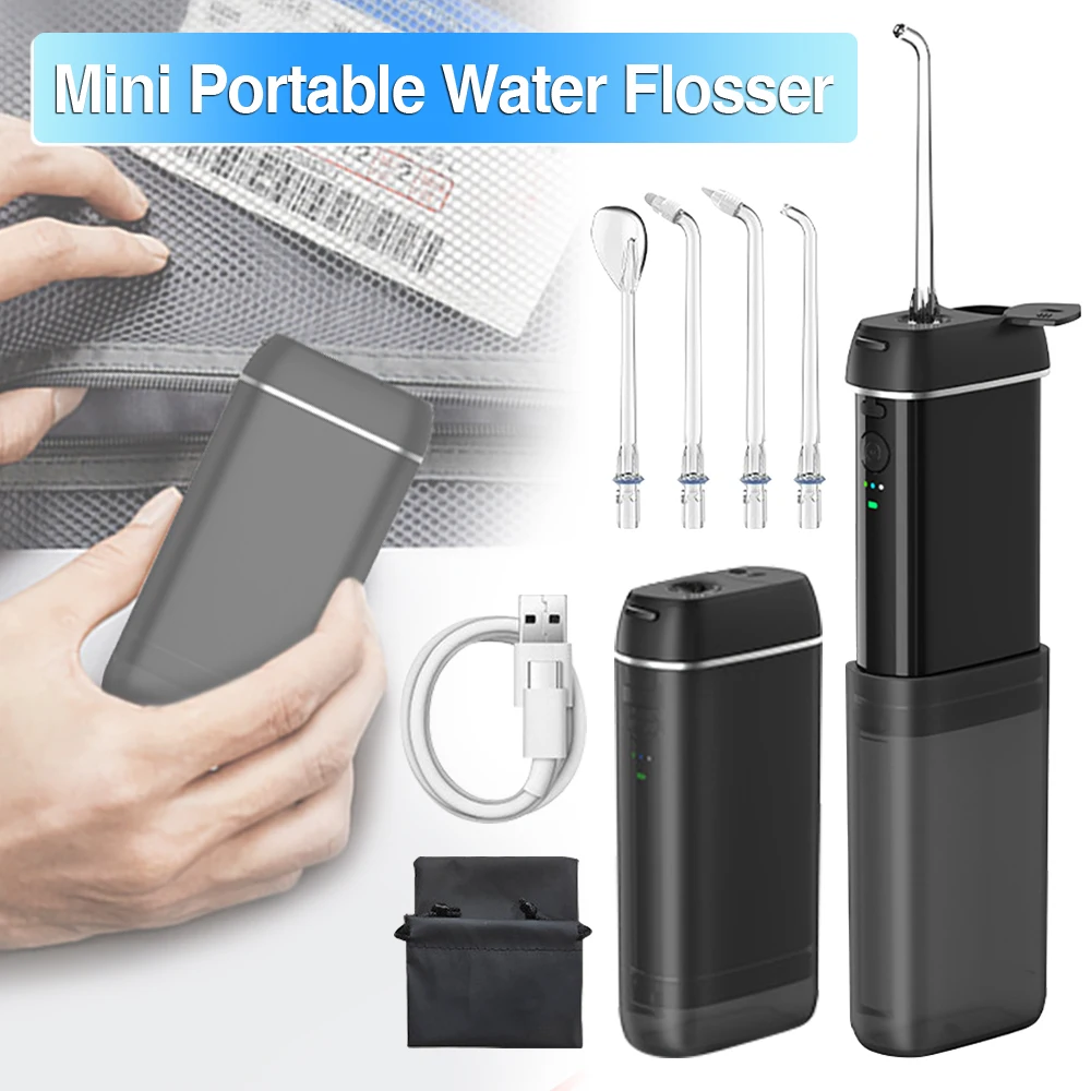 Portable Oral Irrigator Dental Water Jet Water Flosser Pick Toothpicks F... - $29.50+