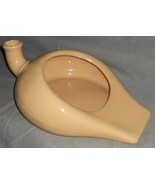 Antique Yellow Ware STONEWARE URINAL Great For Decoration or Planter - $53.70 CAD