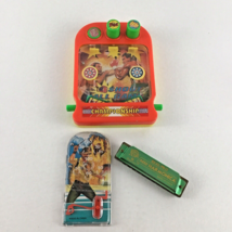 Vintage 80s Toy Lot Real Pro Harmonica Championship Boxing Arcade Pinbal... - $39.32 CAD