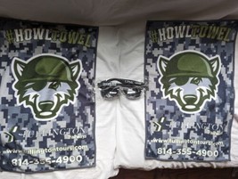 Erie Seawolves Promotional Rally Towels 2 &amp; 1 pair Sunglasses Game Day Giveaway  - £7.90 GBP