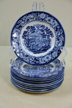 9 Libery Blue Monticello 6&quot; Bread &amp; Butter / Dessert  Plates Ironstone E... - $46.39
