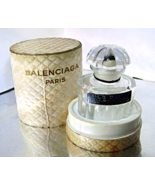 Vintage Balenciaga Le Dix Crystal French Perfume Bottle 1/2 oz Box France  - £16.61 GBP