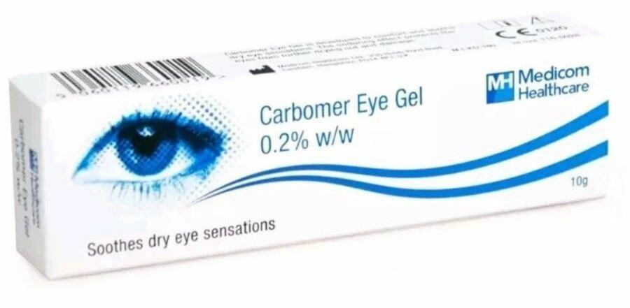 Carbomer Eye Gel For Dry Eyes - Like Viscotear, Geltears 10g x10 - $25.72