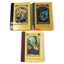 Lot Of 3 Series Of Unfortunate Events By Lemony Snicket, Books 2 , 3 &amp; 7 - £9.74 GBP