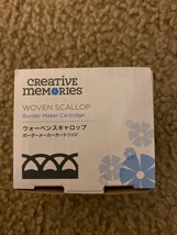 New Creative Memories Woven Scallop Border Maker Cartridge NIB - $23.16