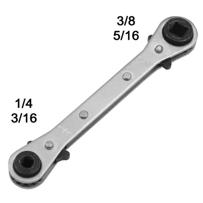 Refrigeration Ratchet Wrench Conditioning Service Wrench 4 Different Sizes - 1/4 - £153.03 GBP