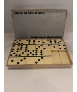 Vintage Four Generations Marblelike Standard Dominoes #223 USA Only 26 D... - $114.04 MXN