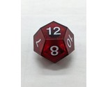 *Not Working* Light Up Red D12 Dice - $17.81