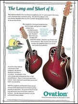 1994 Ovation LongNeck series guitar &amp; Mandolin advertisement 8 x 11 ad print - £3.37 GBP