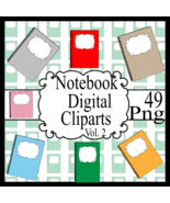 Notebook Digital Cliparts Vol. 2 - $37.50 MXN