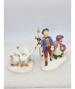 Dept 56 VI SIX GEESE A LAYING Twelve Days of Dickens&#39; Village 58382 VTG ... - £36.93 GBP