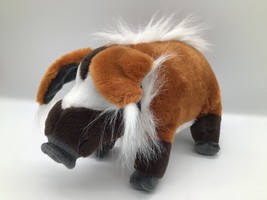 WILD REPUBLIC Warthog Plush Brown White Mane Tail African Animal 12x8 St... - $12.86