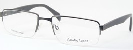 Claudio Lopez CLA8869 3 Grey Olive Eyeglasses Glasses Metal Frame 57-19-145mm - $67.84