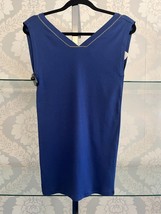 BRUNELLO CUCINELLI Blue Cotton Blend Sleeveless Blouse/Top Sz XL $560 NWT - £181.51 GBP