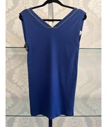 BRUNELLO CUCINELLI Blue Cotton Blend Sleeveless Blouse/Top Sz XL $560 NWT - $227.60