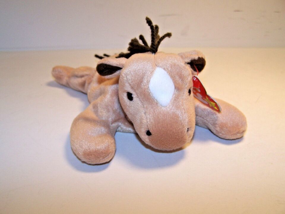 TY BEANIE BABY &quot;DERBY&quot; the Horse (Course Mane) 1995 - Retired with Tags ... - $4.24