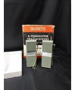 1970 Midland Transette 13-062 Walkie Talkie Pair GREEN Transceivers TEST... - $29.99