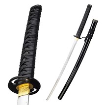 Munetoshi Anime Samurai Sword Katana Serrated Blade Japanese Cosplay with Scabba - £34.02 GBP