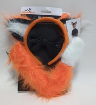 Way To Celebrate!  Halloween Unisex Orange/Black Fox Costume Kit for Children - £10.86 GBP