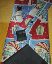 FROSTY THE SNOW MAN 100% SILK NECK TIE-NWOT-59"x3 3/4"-GREAT - $9.99