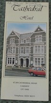 Cathedral Hotel, Cardiff, Vintage Informational Tour Pamphlet - VGC -COL... - £3.87 GBP
