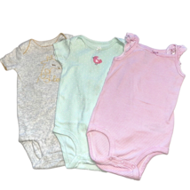 Baby Girl 18 Month One piece shirts Lot of 3 - £3.08 GBP