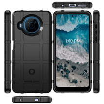 Rugged Shield 3.2mm Thick TPU Case Cover Black For Nokia X100 - £6.70 GBP