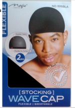 Stocking Wave Caps Black (4pcs) Hip Hop Du Rag DooRag Do Spandex Knit Br... - $6.79
