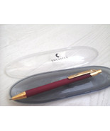 SHEAFFER EVT Red &amp; Gold Ball Pen + Box original great for gift - $22.99