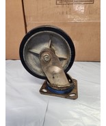 Bassick 6&quot; Swivel Caster With Cast 6&quot; x 2&quot; Wheel 4-1/2&quot; x 4&quot; Plate - $19.07 CAD