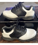FootJoy DuraMax Golf Shoe Black &amp; White Men’s 8W Style 45329 - $24.26