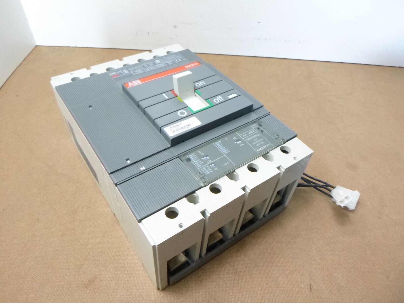 ABB SACE S5 S5N PR211 Breaker 4 Pole 400A Amp 600V AD-9312 - Continuity ... - $167.76