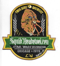 Star Wars Celebration Chicago 2019 Twin Suns Brewery Squid Embroidered Patch NEW - £6.12 GBP