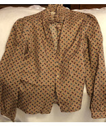 Vintage Inner Visions Women’s Shirt Teardrop Pattern Ship N Shore Yellow... - $8.90