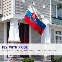 ANLEY Fly Breeze 3x5 Ft Slovakia Flag Canvas Header Double Stitched  Pol... - £6.25 GBP