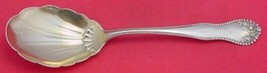 Lancaster by Gorham Sterling Silver Berry Spoon Gold Washed 8 3/4&quot; Serving - $157.41