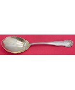 Lancaster by Gorham Sterling Silver Berry Spoon Gold Washed 8 3/4&quot; Serving - £124.50 GBP