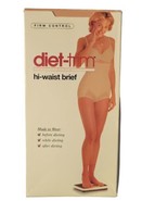 Vintage Diet-Trim Hi-Waist Brief Firm Control Beige Large - $564.50 MXN