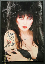 Elvira: (Mistress Of The Dark) Original Autograph Photo (Classic Iconic Host) - £175.16 GBP