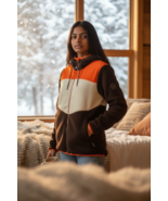 Kuhl Womens Large L Long Sleeve Canache Prism Sherpa Fleece  Full Zip Ja... - $98.99