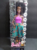 Barbie Fashionistas #59 African American Mattel Barbie 12” Female Doll 2016 - $46.99